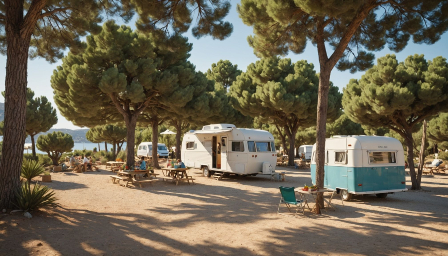 Welche vorteile bietet ein campingplatz in südfrankreich am meer?